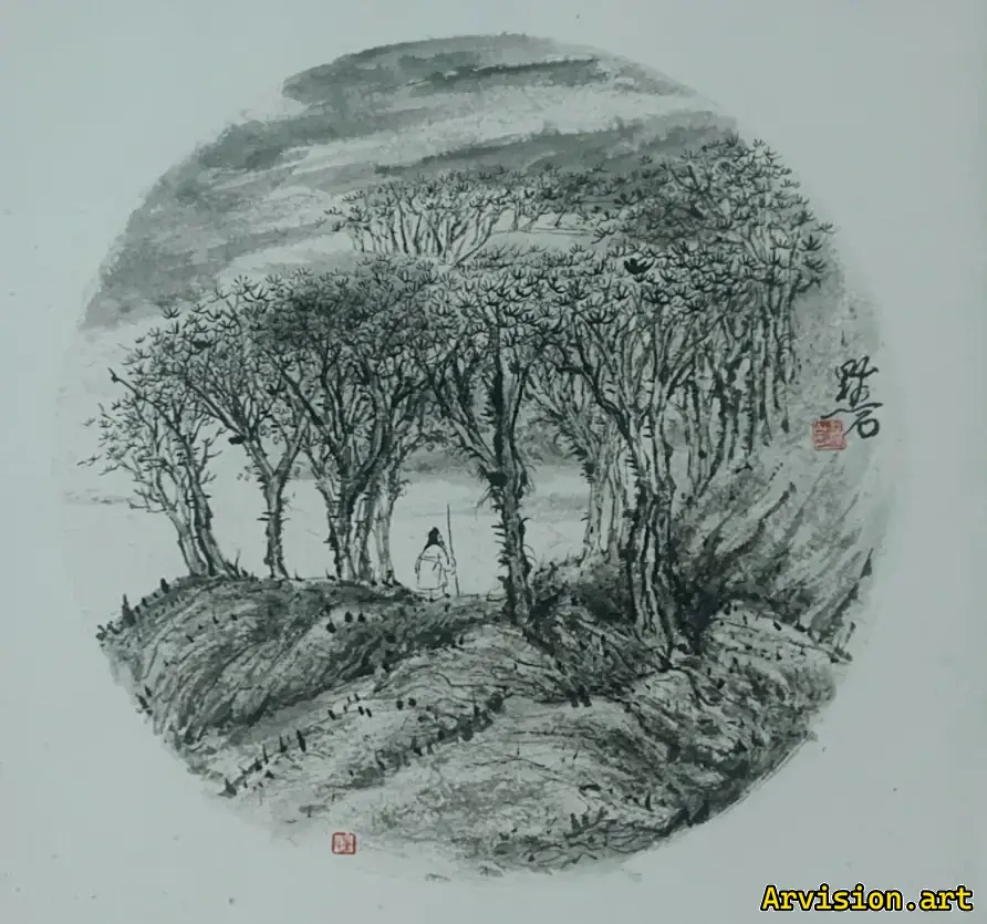 一任水墨画 中国水墨画作品